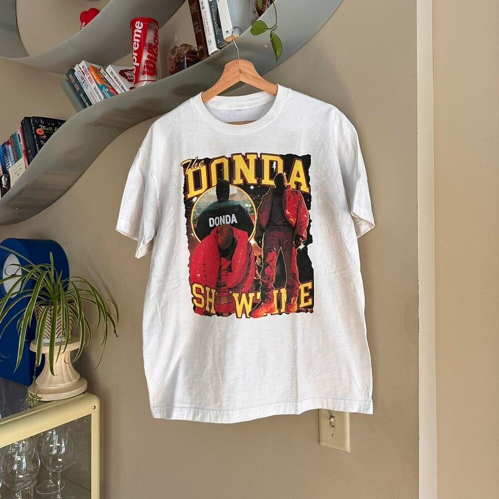 Vintage Y2K Kanye West Donda Boot Rap Shirt